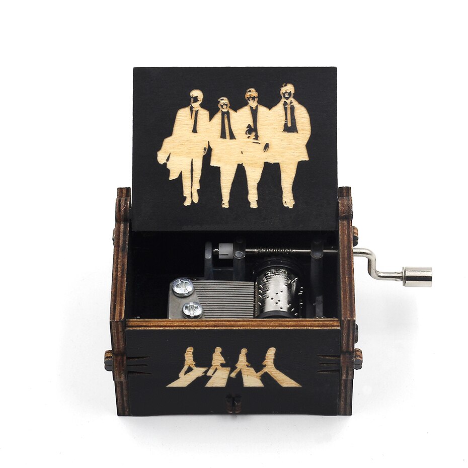 Carillon in legno fatto a mano Jack Sparrow dai pirati dei Caraibi suona melodia Davy Jones Sailor Moon carillon regalo - Gufetto Brand