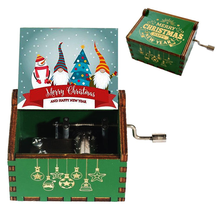 Carillon in legno Disney Frozen Winnie The Pooh Totoro Dragon Ball Buon Natale e Capodanno regalo per gli amici - Gufetto Brand