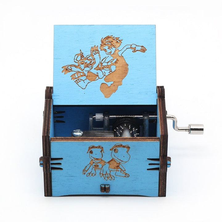 Carillon in legno fatto a mano Jack Sparrow dai pirati dei Caraibi suona melodia Davy Jones Sailor Moon carillon regalo - Gufetto Brand