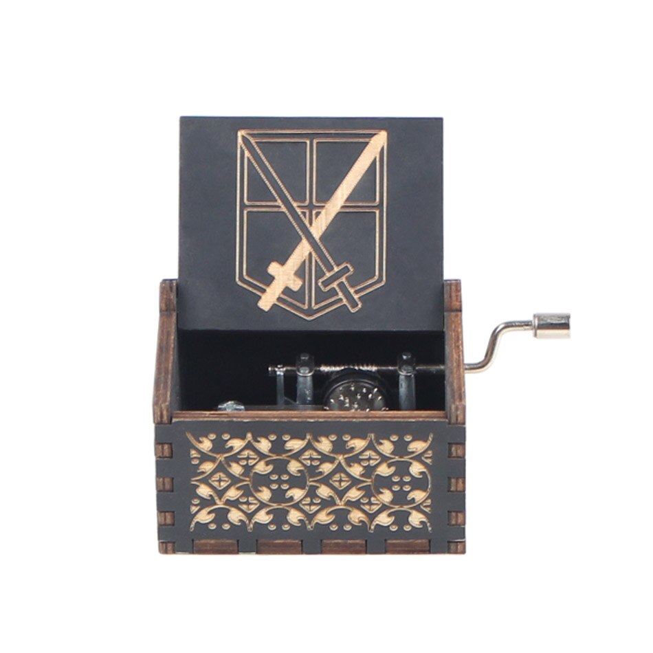 NOVITÀ Music Box QUEEN Un sacco di stili Tema di buon Natale Mano di legno Natale Compleanno Regalo di San Valentino Regalo di Capodanno - Gufetto Brand