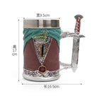 600ml Lord Rings Spada Tazza resina di acciaio inossidabile Grande capacità