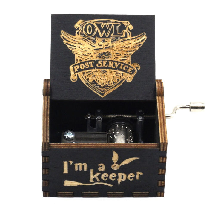 Carillon in legno fatto a mano Jack Sparrow dai pirati dei Caraibi suona melodia Davy Jones Sailor Moon carillon regalo - Gufetto Brand