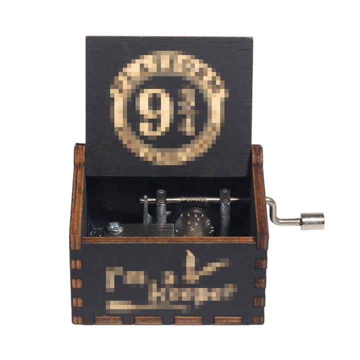 NOVITÀ Music Box QUEEN Un sacco di stili Tema di buon Natale Mano di legno Natale Compleanno Regalo di San Valentino Regalo di Capodanno - Gufetto Brand