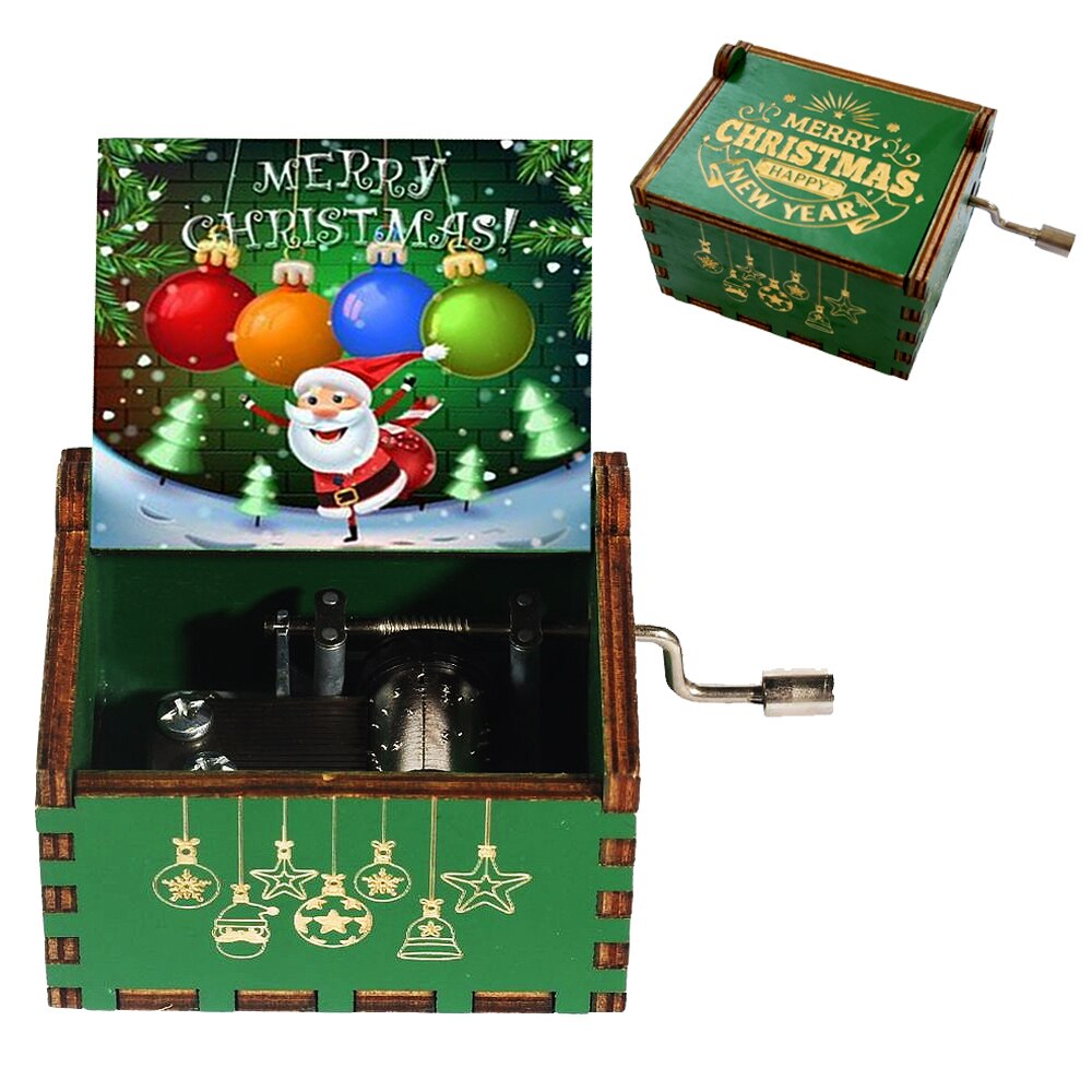 Carillon in legno Disney Frozen Winnie The Pooh Totoro Dragon Ball Buon Natale e Capodanno regalo per gli amici - Gufetto Brand