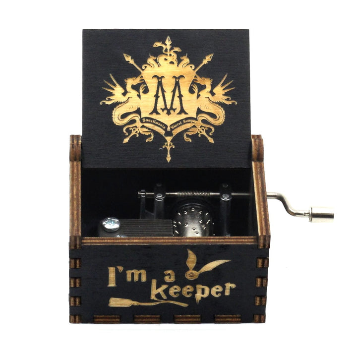 Carillon in legno fatto a mano Jack Sparrow dai pirati dei Caraibi suona melodia Davy Jones Sailor Moon carillon regalo - Gufetto Brand