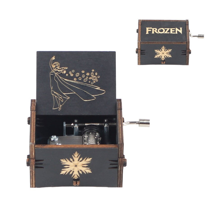 NOVITÀ Music Box QUEEN Un sacco di stili Tema di buon Natale Mano di legno Natale Compleanno Regalo di San Valentino Regalo di Capodanno - Gufetto Brand