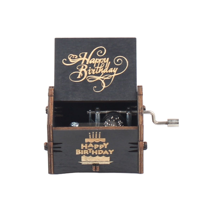 NOVITÀ Music Box QUEEN Un sacco di stili Tema di buon Natale Mano di legno Natale Compleanno Regalo di San Valentino Regalo di Capodanno - Gufetto Brand