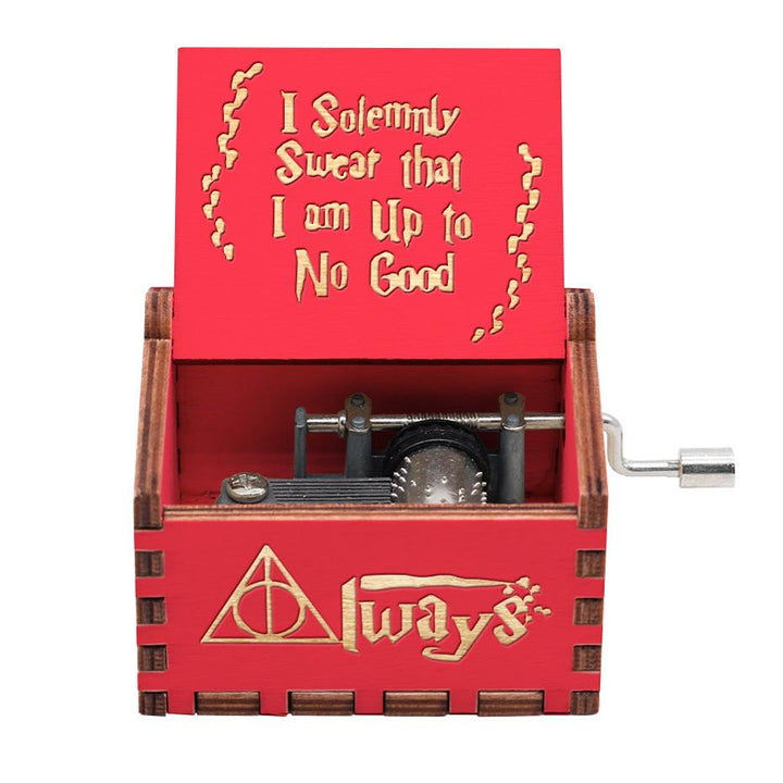Carillon in legno fatto a mano Jack Sparrow dai pirati dei Caraibi suona melodia Davy Jones Sailor Moon carillon regalo - Gufetto Brand