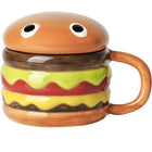 Tazze da caffè da 300 ml forma di hamburger con coperchio