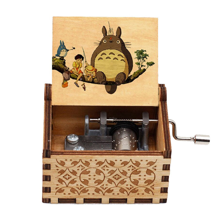 Carillon in legno Disney Frozen Winnie The Pooh Totoro Dragon Ball Buon Natale e Capodanno regalo per gli amici - Gufetto Brand