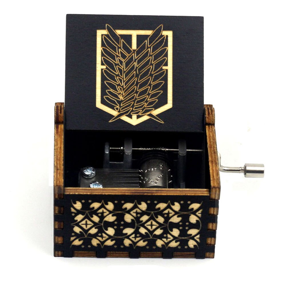 Carillon in legno fatto a mano Jack Sparrow dai pirati dei Caraibi suona melodia Davy Jones Sailor Moon carillon regalo - Gufetto Brand