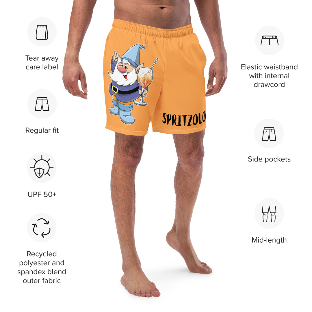 Costume da bagno da uomo Arancione SPRITZOLO - Gufetto Brand