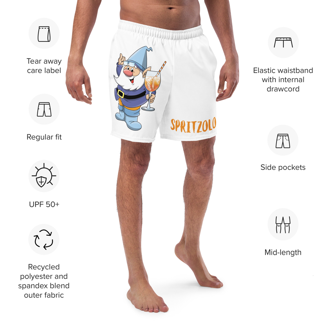 Costume da bagno da uomo Bianco SPRITZOLO - Gufetto Brand