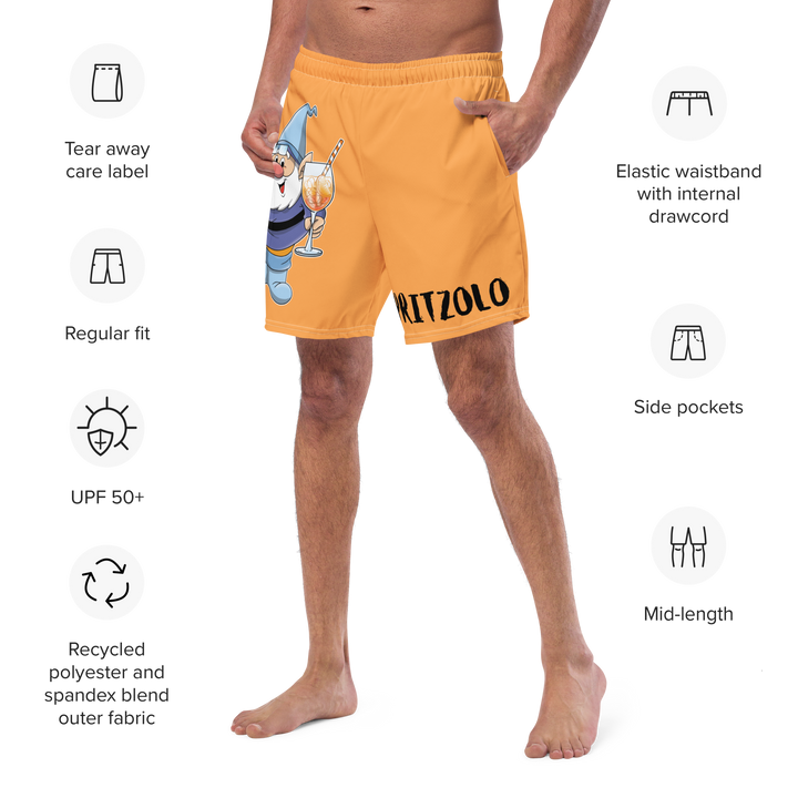 Costume da bagno da uomo Arancione SPRITZOLO - Gufetto Brand