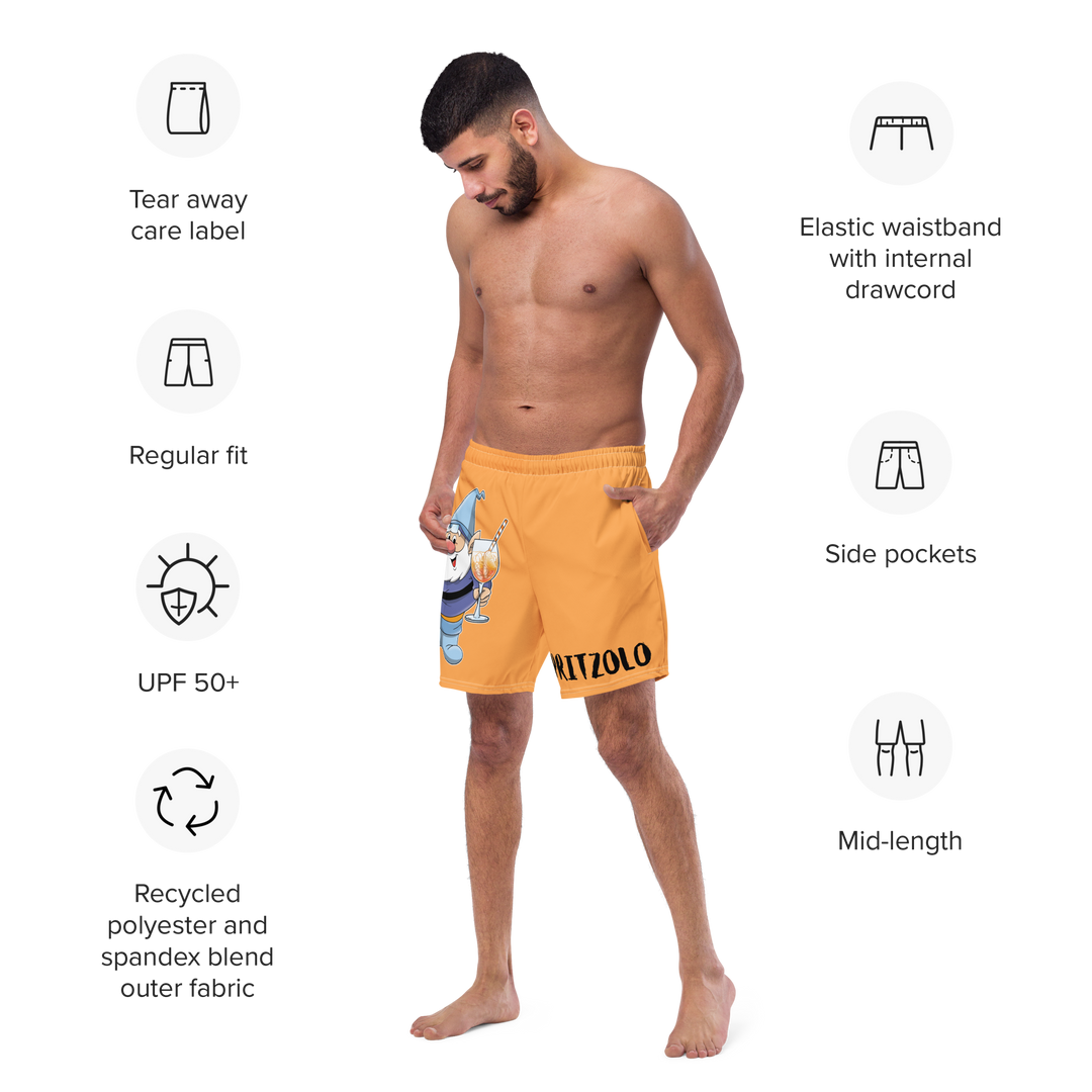 Costume da bagno da uomo Arancione SPRITZOLO - Gufetto Brand