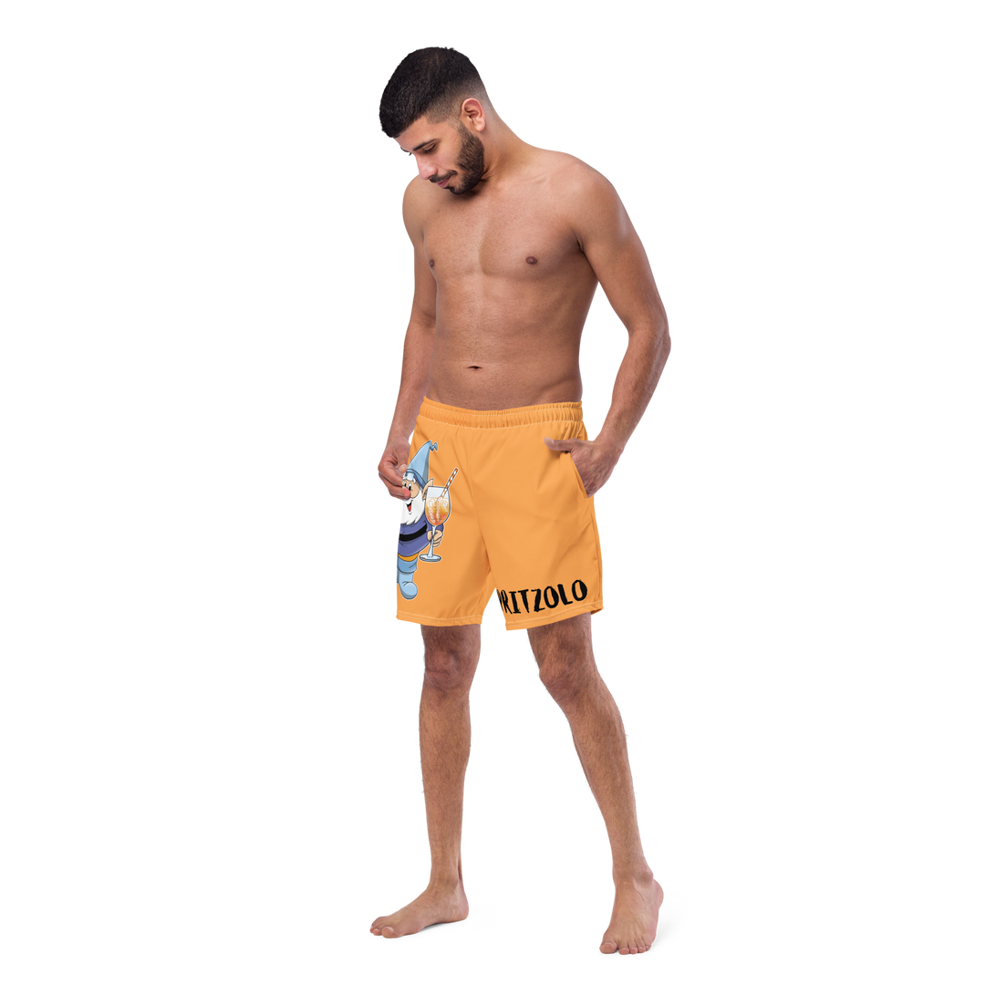 Costume da bagno da uomo Arancione SPRITZOLO - Gufetto Brand