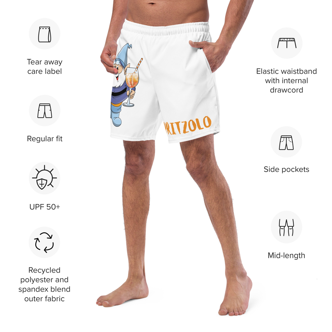 Costume da bagno da uomo Bianco SPRITZOLO - Gufetto Brand