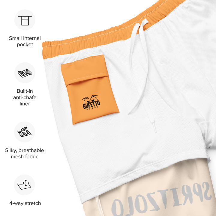 Costume da bagno da uomo Arancione SPRITZOLO - Gufetto Brand