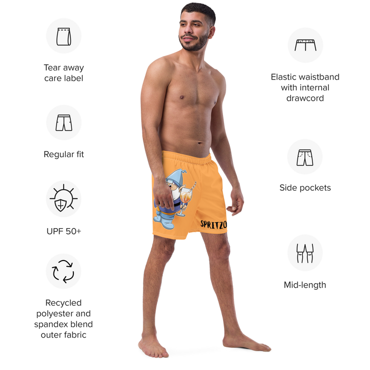Costume da bagno da uomo Arancione SPRITZOLO - Gufetto Brand