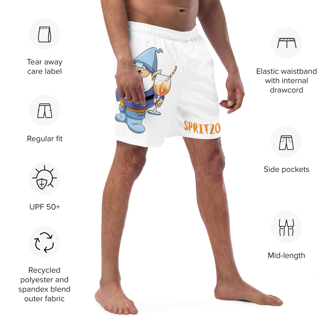 Costume da bagno da uomo Bianco SPRITZOLO - Gufetto Brand