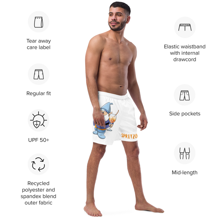 Costume da bagno da uomo Bianco SPRITZOLO - Gufetto Brand