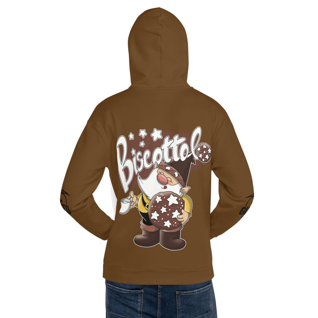Felpa con cappuccio Uomo/Donna BISCOTTOLO - Gufetto Brand