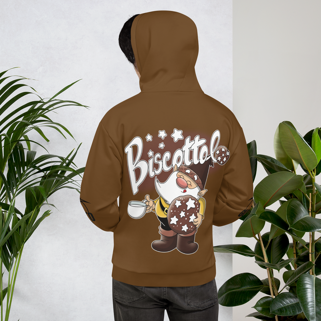 Felpa con cappuccio Uomo/Donna BISCOTTOLO - Gufetto Brand
