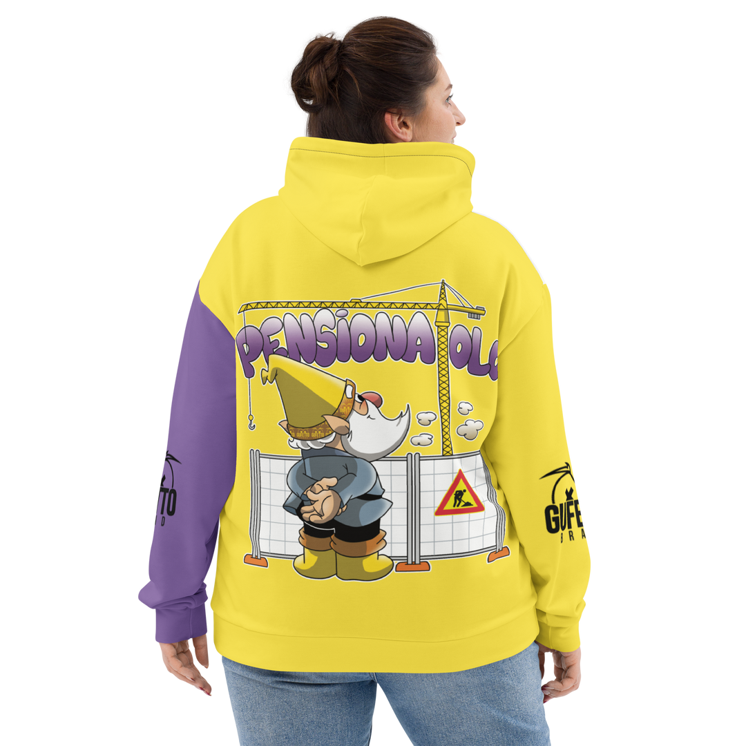 Felpa con cappuccio Uomo/Donna PENSIONATOLO - Gufetto Brand