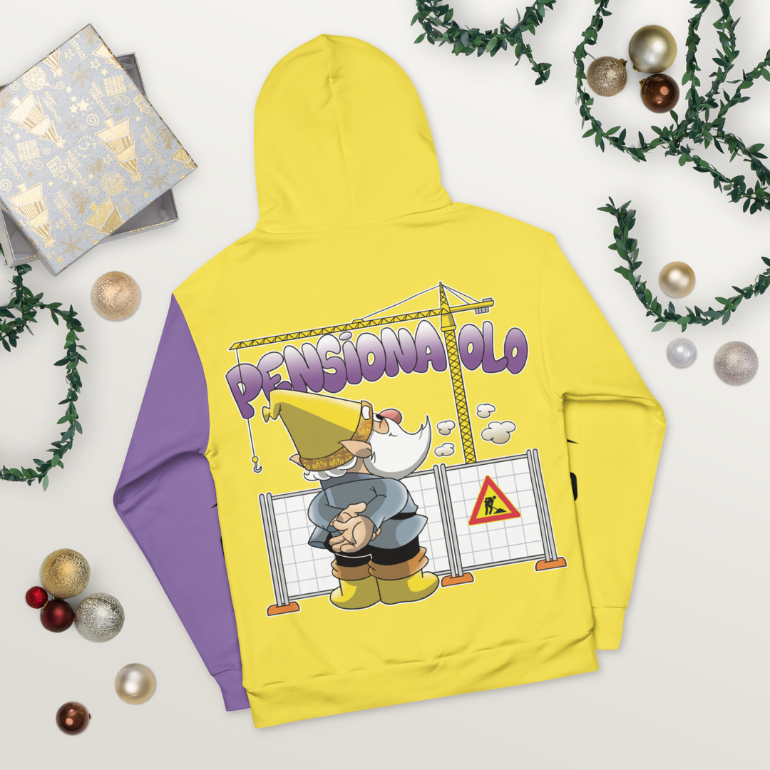 Felpa con cappuccio Uomo/Donna PENSIONATOLO - Gufetto Brand