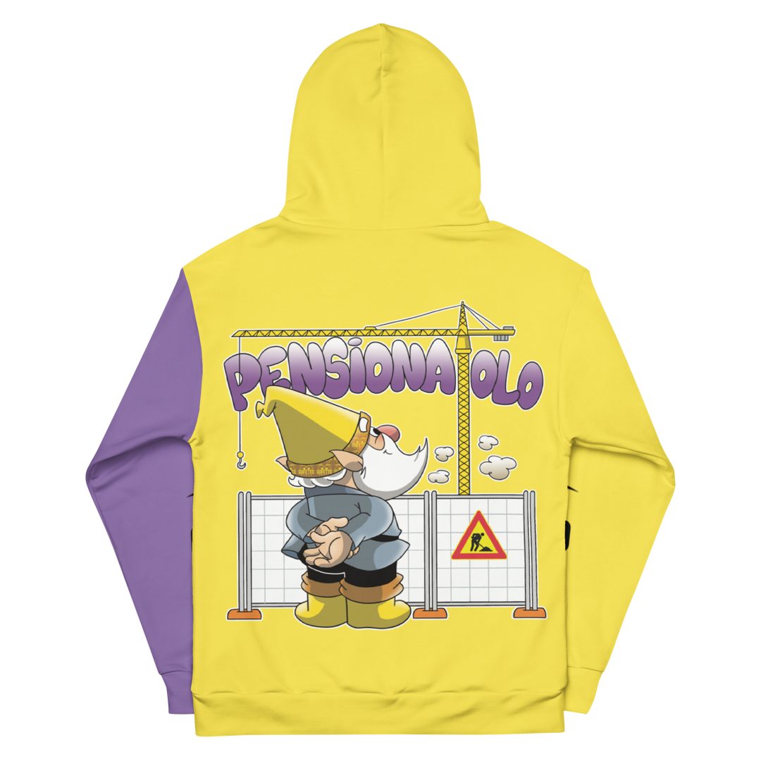 Felpa con cappuccio Uomo/Donna PENSIONATOLO - Gufetto Brand
