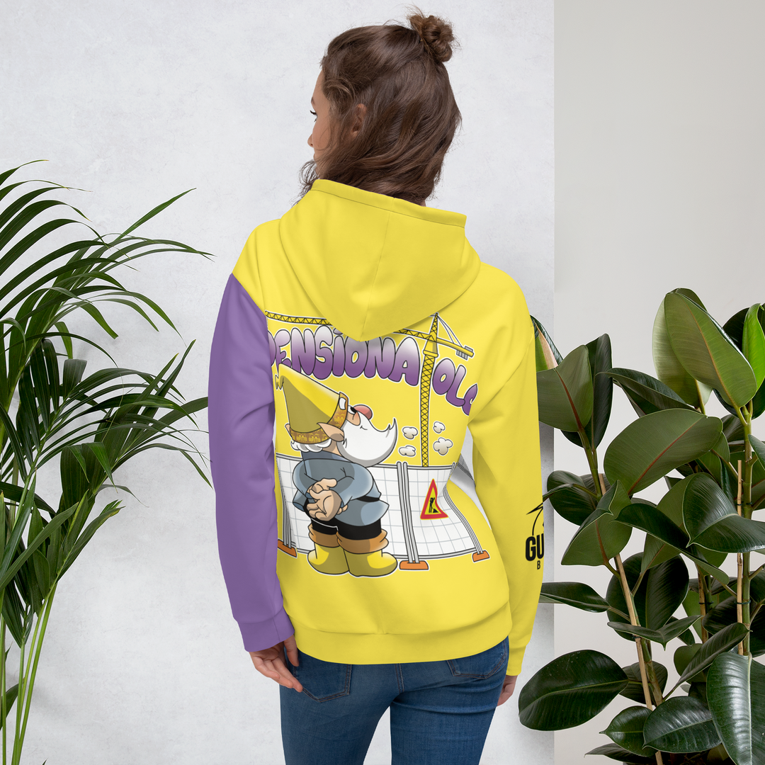 Felpa con cappuccio Uomo/Donna PENSIONATOLO - Gufetto Brand