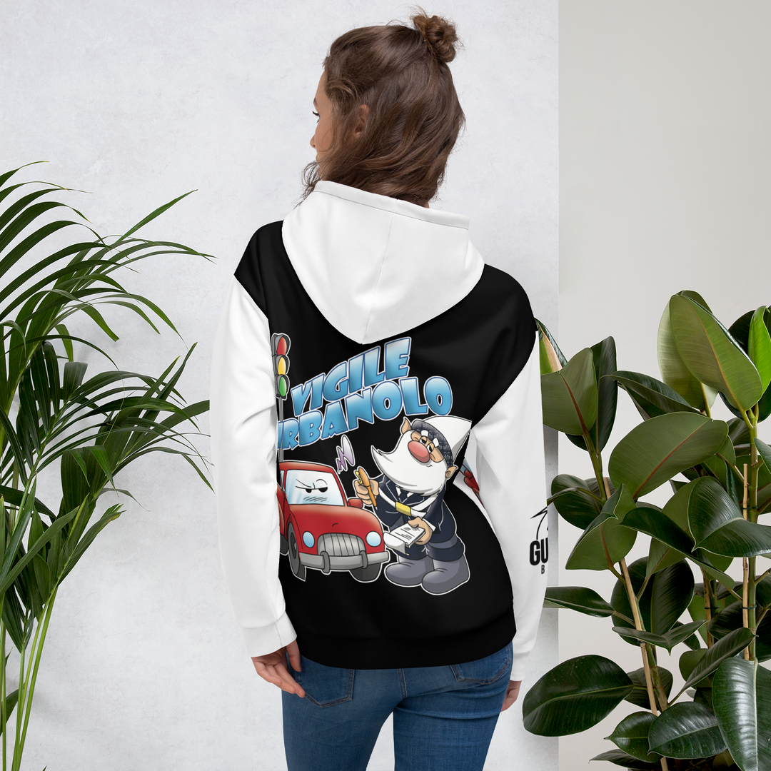 Felpa con cappuccio Uomo/Donna VIGILEURBANOLO - Gufetto Brand
