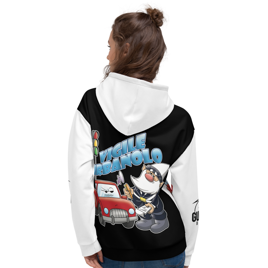 Felpa con cappuccio Uomo/Donna VIGILEURBANOLO - Gufetto Brand