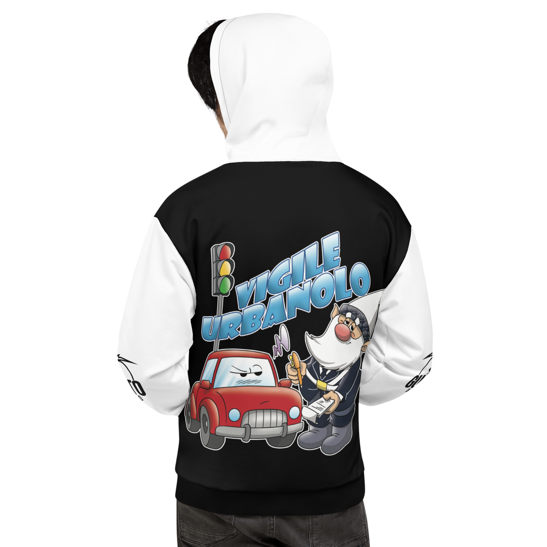 Felpa con cappuccio Uomo/Donna VIGILEURBANOLO - Gufetto Brand