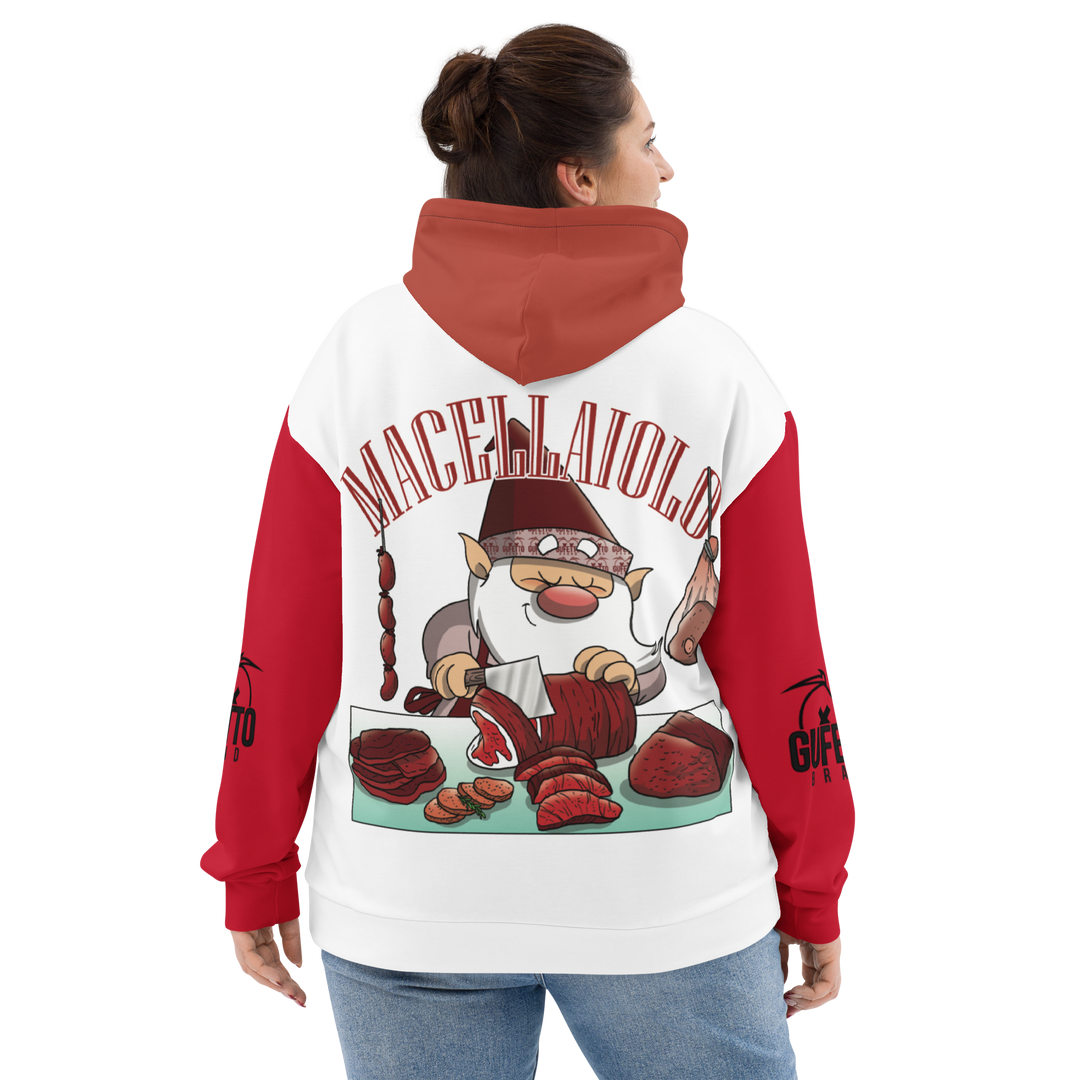 Felpa con cappuccio Uomo/Donna MACELLAIOLO - Gufetto Brand