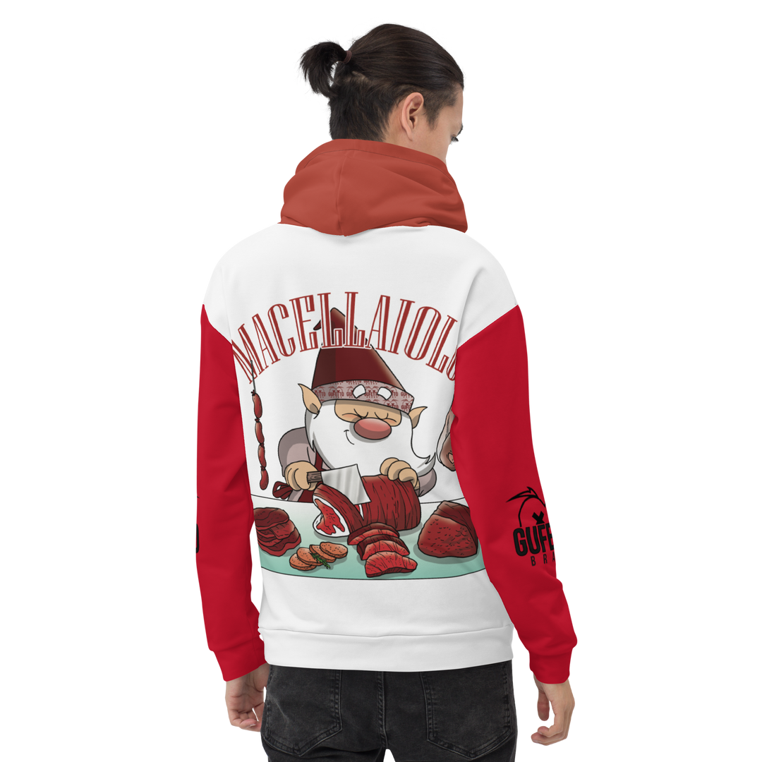 Felpa con cappuccio Uomo/Donna MACELLAIOLO - Gufetto Brand