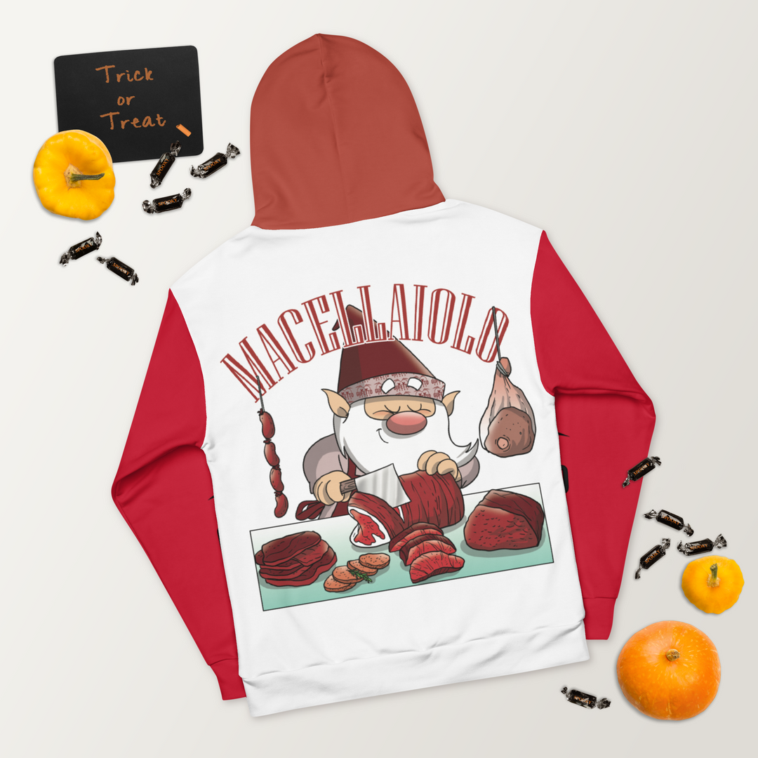 Felpa con cappuccio Uomo/Donna MACELLAIOLO - Gufetto Brand
