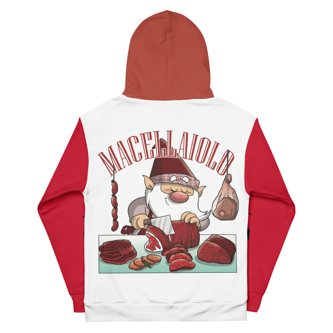 Felpa con cappuccio Uomo/Donna MACELLAIOLO - Gufetto Brand