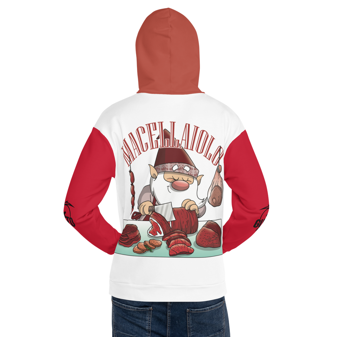 Felpa con cappuccio Uomo/Donna MACELLAIOLO - Gufetto Brand