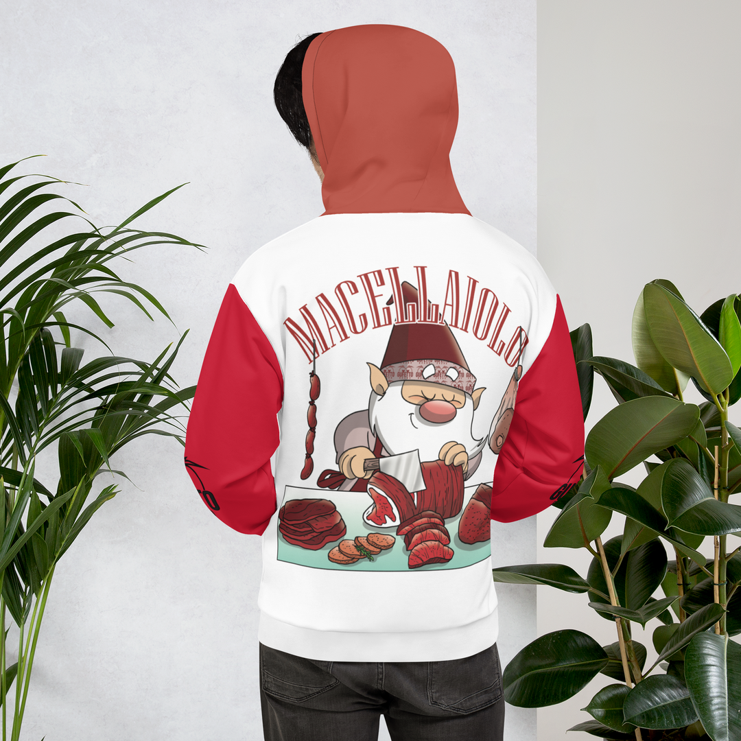 Felpa con cappuccio Uomo/Donna MACELLAIOLO - Gufetto Brand