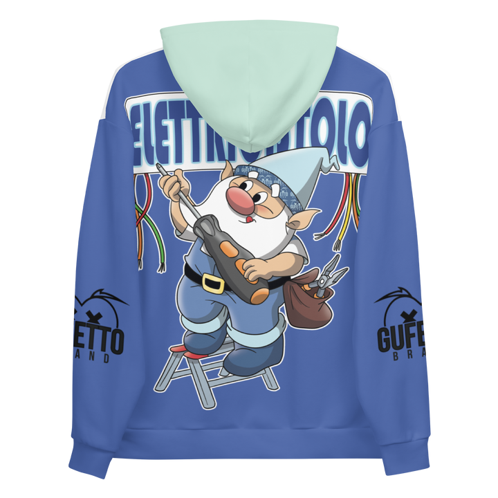 Felpa con cappuccio Uomo/Donna ELETTRICISTOLO - Gufetto Brand