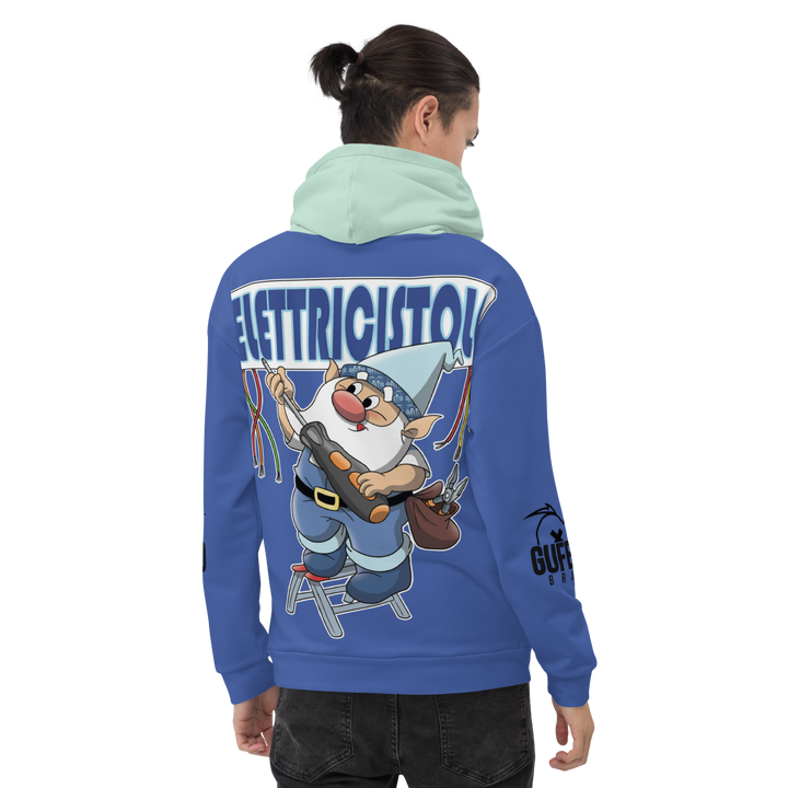 Felpa con cappuccio Uomo/Donna ELETTRICISTOLO - Gufetto Brand