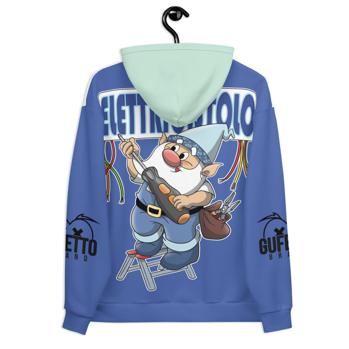 Felpa con cappuccio Uomo/Donna ELETTRICISTOLO - Gufetto Brand