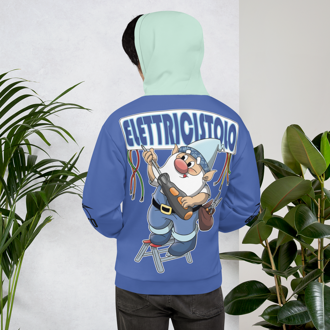 Felpa con cappuccio Uomo/Donna ELETTRICISTOLO - Gufetto Brand