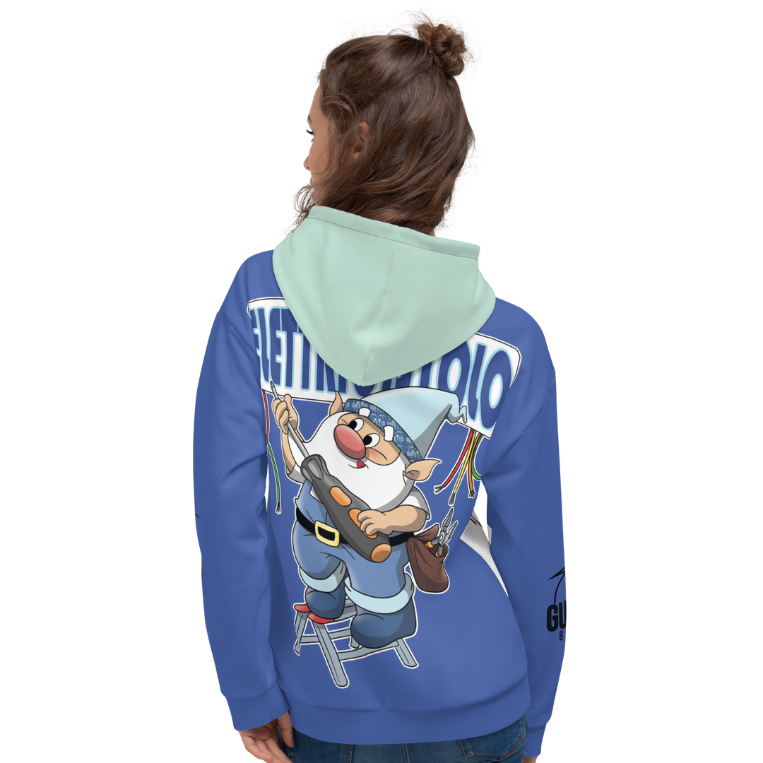 Felpa con cappuccio Uomo/Donna ELETTRICISTOLO - Gufetto Brand