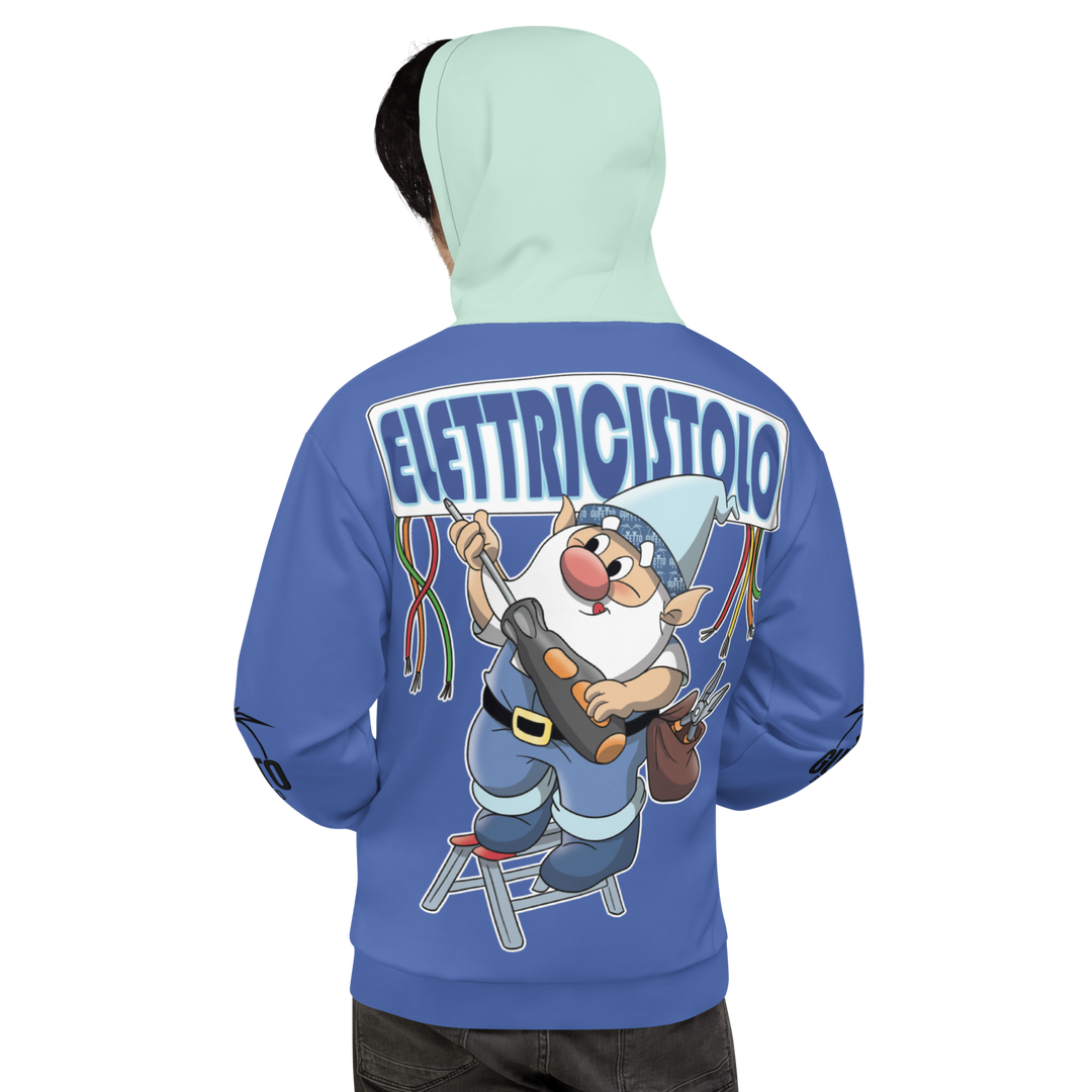 Felpa con cappuccio Uomo/Donna ELETTRICISTOLO - Gufetto Brand