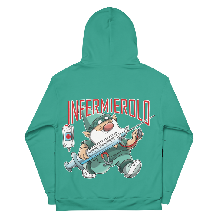 Felpa con cappuccio Uomo/Donna INFERMIEROLO - Gufetto Brand