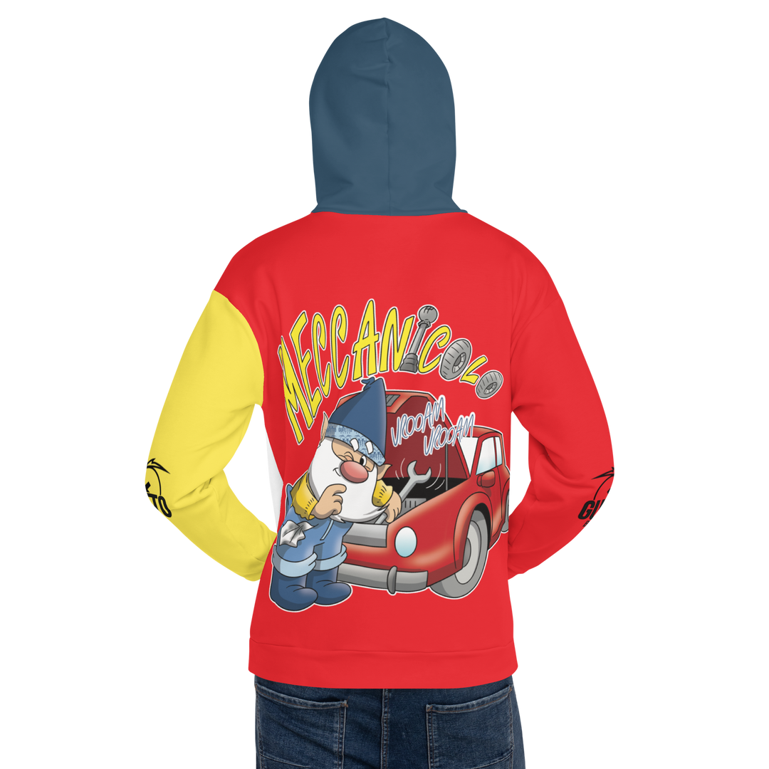 Felpa con cappuccio Uomo/Donna MECCANICOLO - Gufetto Brand