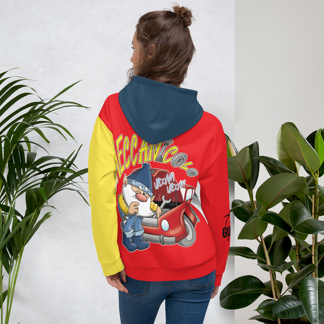 Felpa con cappuccio Uomo/Donna MECCANICOLO - Gufetto Brand