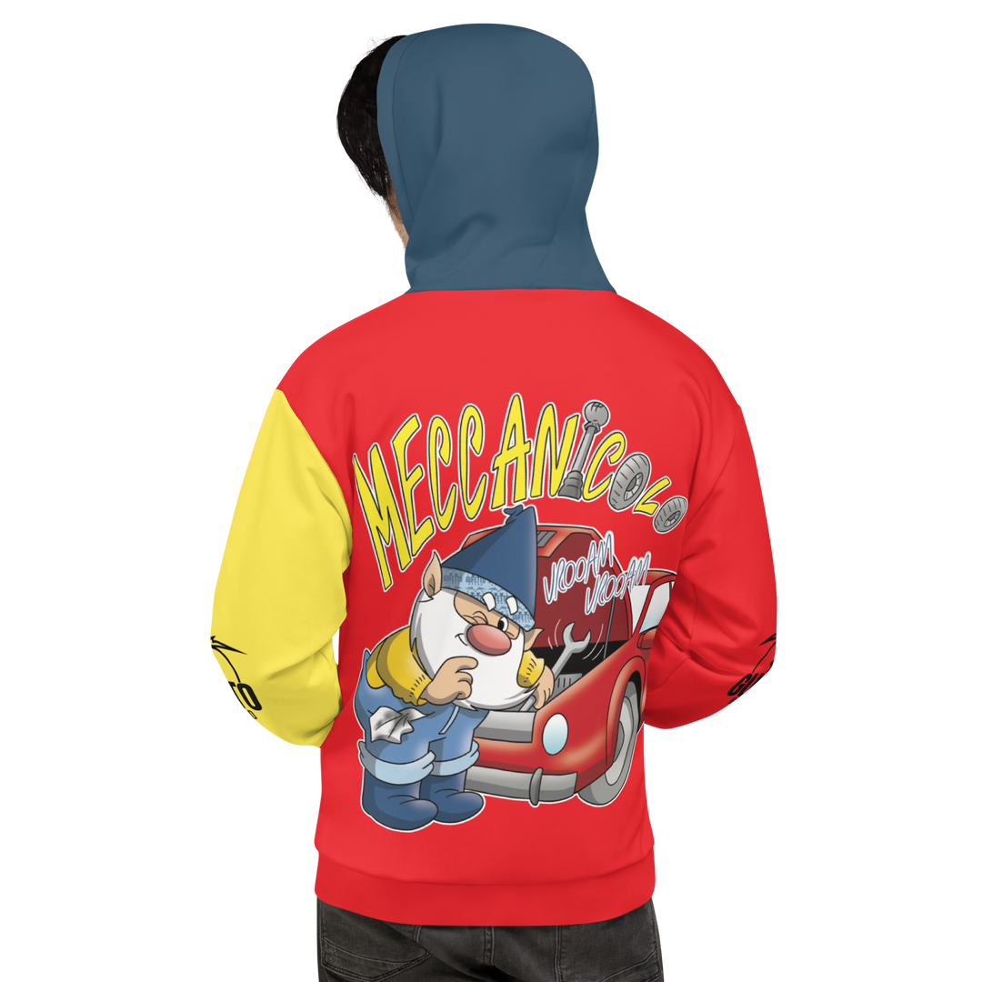 Felpa con cappuccio Uomo/Donna MECCANICOLO - Gufetto Brand